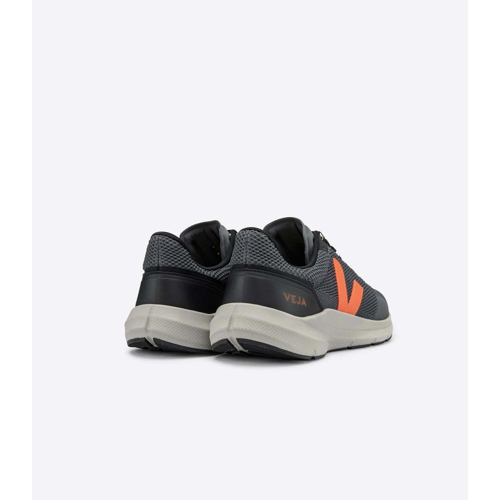 Veja MARLIN LT V KNIT Men's Running Shoes Orange/Black | CA 148XYU